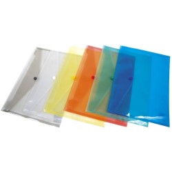 TECZKA KOPERTOWA NA ZATRZASK A6 DONAU TRANSPARENTNA PP 180MIKR