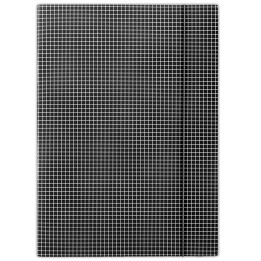 TECZKA Z GUMKĄ A4 DONAU CZARNA W KRATĘ KARTON 400 G/M²