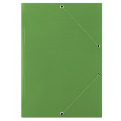 TECZKA Z GUMKĄ A4 DONAU ZIELONA KARTON 400 G/M²