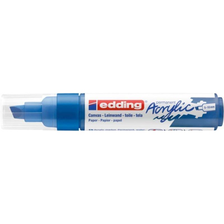 MARKER AKRYLOWY EDDING 5000 MATOWY BŁĘKIT GENCJANOWY 5-10 MM