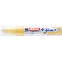 MARKER AKRYLOWY EDDING 5000 MATOWY ŻÓŁTY PASTEL 5-10 MM