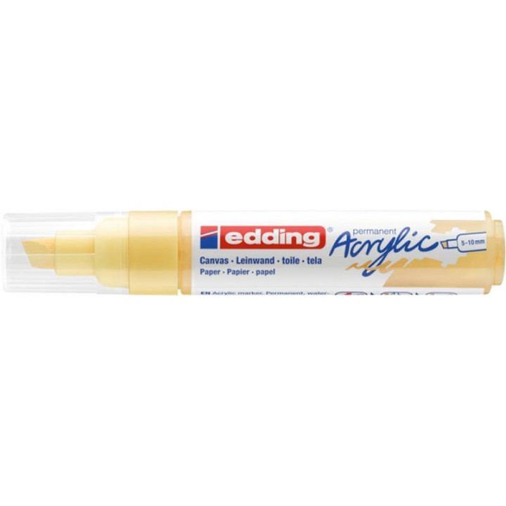 MARKER AKRYLOWY EDDING 5000 MATOWY ŻÓŁTY PASTEL 5-10 MM
