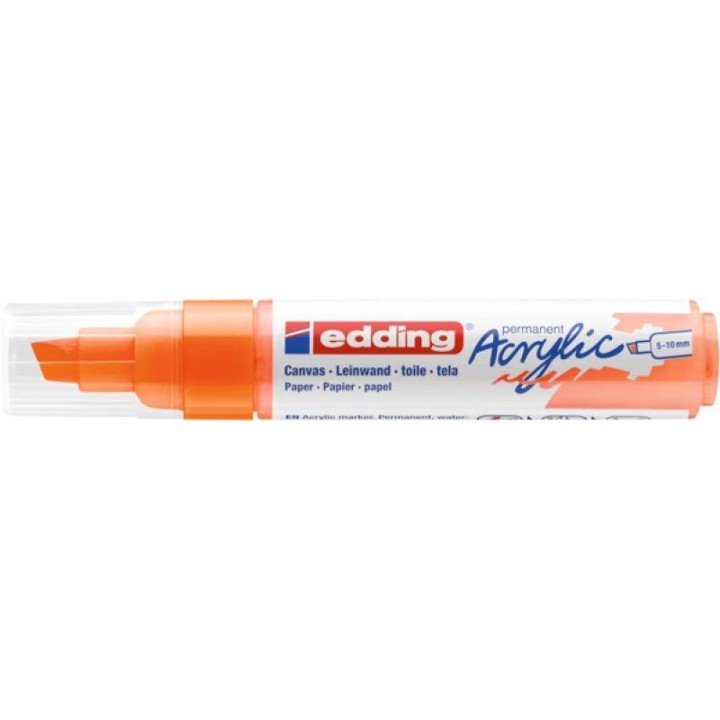 MARKER AKRYLOWY EDDING 5000 POMARAŃCZOWY NEONOWY 5-10 MM