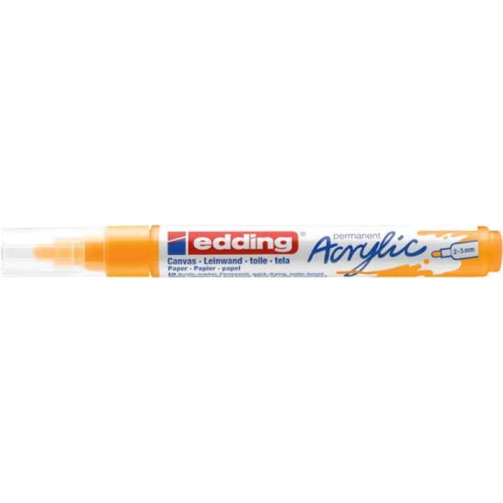 MARKER AKRYLOWY EDDING 5100 MATOWA SŁONECZNA ŻÓŁĆ 2-3 MM