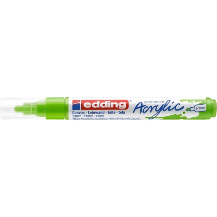 MARKER AKRYLOWY EDDING 5100 MATOWY ŻÓŁTOZIELONY 2-3 MM