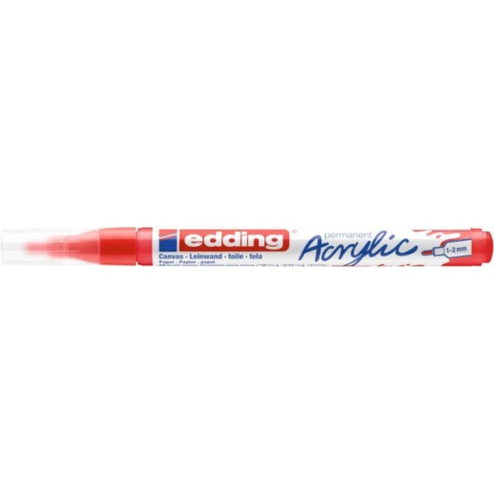 MARKER AKRYLOWY EDDING 5300 MATOWA CZERWIEŃ 1-2 MM