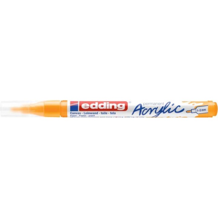 MARKER AKRYLOWY EDDING 5300 MATOWA SŁONECZNA ŻÓŁĆ 1-2 MM