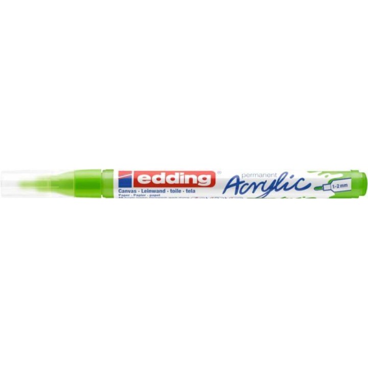 MARKER AKRYLOWY EDDING 5300 MATOWY ŻÓŁTOZIELONY 1-2 MM