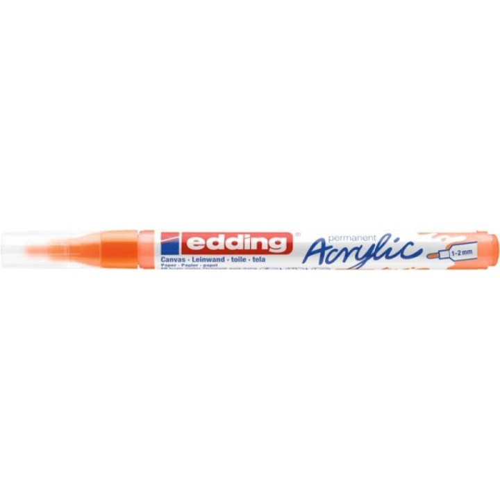 MARKER AKRYLOWY EDDING 5300 POMARAŃCZOWY NEONOWY 1-2 MM