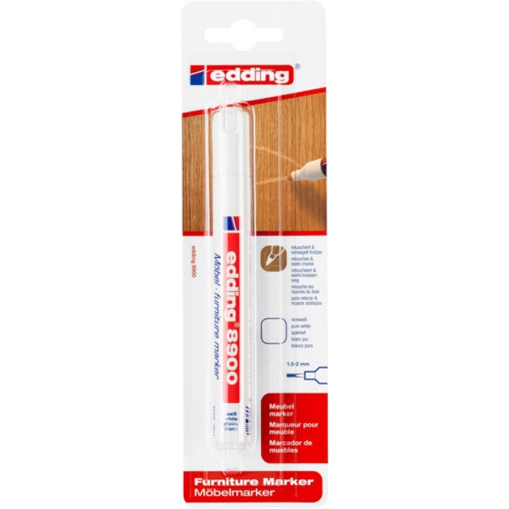 MARKER DO MEBLI EDDING 8900 CZYSTA BIEL 1.5-2 MM BLISTER