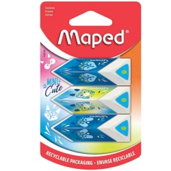 GUMKA MAPED MINI CUTE PYRAMIDE 3 SZT MIX KOLORÓW BLISTER