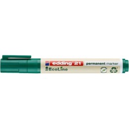 MARKER PERMANENTNY EDDING ECOLINE 21 ZIELONY 1.5-3 MM