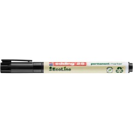 MARKER PERMANENTNY EDDING ECOLINE 25 CZARNY 1MM