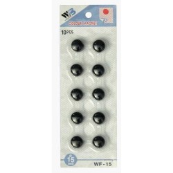 MAGNESY 15MM ARGO WF 607061 CZARNY 10SZT