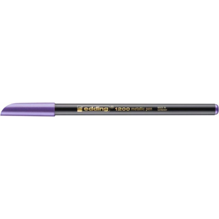 PISAK Z CIENKĄ KOŃCÓWKĄ EDDING 1200 METALICZNY FIOLETOWY 1-3MM