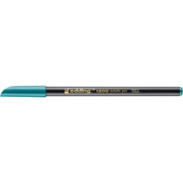 PISAK Z CIENKĄ KOŃCÓWKĄ EDDING 1200 METALICZNY ZIELONY 1-3MM