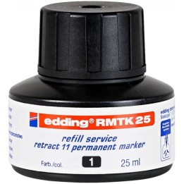 TUSZ DO MARKERÓW PERMANENTNY EDDING RETRACT 11 RMTK 25 CZARNY 25ML