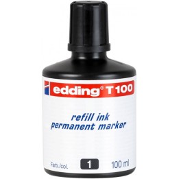 TUSZ DO MARKERÓW PERMANENTNY EDDING T 100 CZARNY 100ML