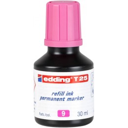 TUSZ DO MARKERÓW PERMANENTNY EDDING T 25 RÓŻOWY 30ML