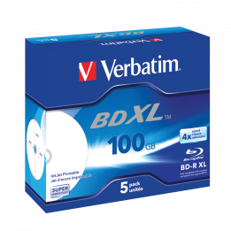 VERBATIM BD-R XL, HARD COAT, JEWEL BOX, 43789, 4X, 1 SZT., DO ARCHIWIZACJI DANYCH