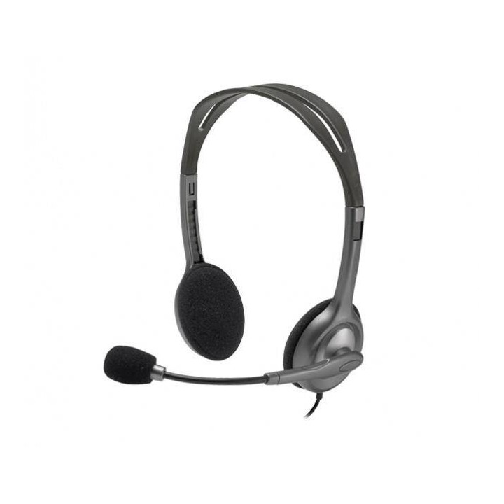 SŁUCHAWKI HEADSET PRZEWODOWE LOGITECH H111 981-000593
