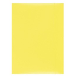 TECZKA Z GUMKĄ A4 OFFICE PRODUCTS ŻÓŁTA KARTON 300GSM
