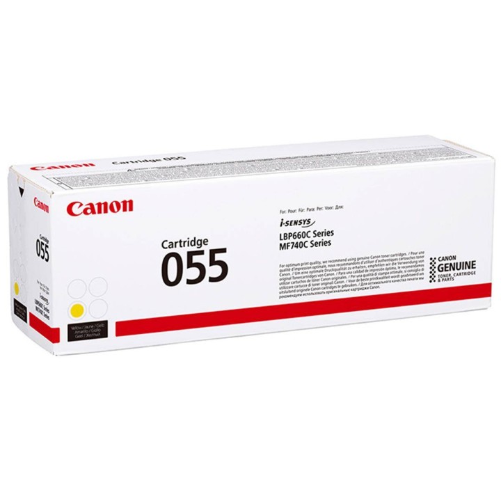 TONER ORYGINALNY CANON CRG055Y 3013C002 YELLOW 2100 STRON