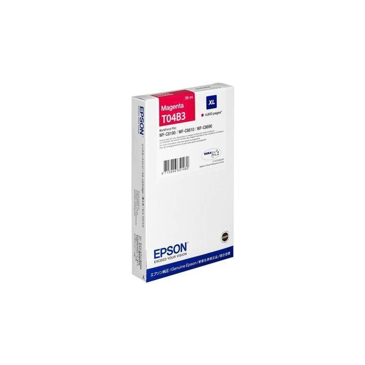 TUSZ ORYGINALNY EPSON T04B34 C13T04B340 MAGENTA 4600 STRON