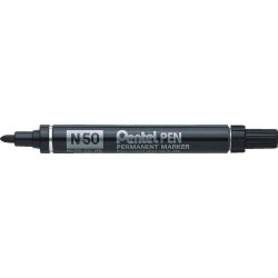 MARKER PERMANENTNY PENTEL N50-A CZARNY OKRĄGŁA 4.3MM