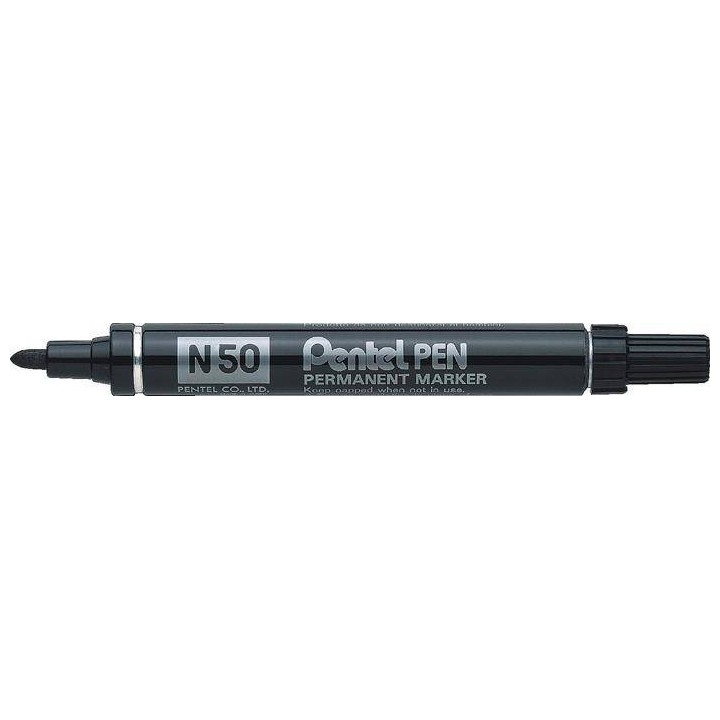 MARKER PERMANENTNY PENTEL N50-A CZARNY OKRĄGŁA 4.3MM