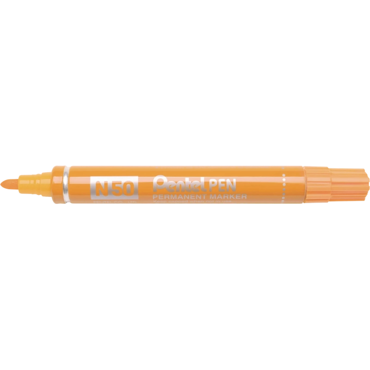 MARKER PERMANENTNY PENTEL N50-F POMARAŃCZOWY OKRĄGŁA 4.3MM