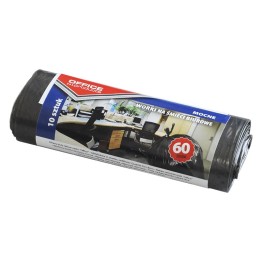WORKI NA ŚMIECI LDPE OFFICE PRODUCTS CZARNE 60L 10SZT.