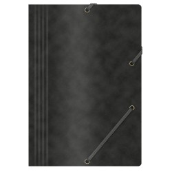 TECZKA Z GUMKĄ A4 OFFICE PRODUCTS CZARNA PRESZPAN 390GSM