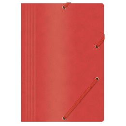 TECZKA Z GUMKĄ A4 OFFICE PRODUCTS CZERWONA PRESZPAN 390GSM