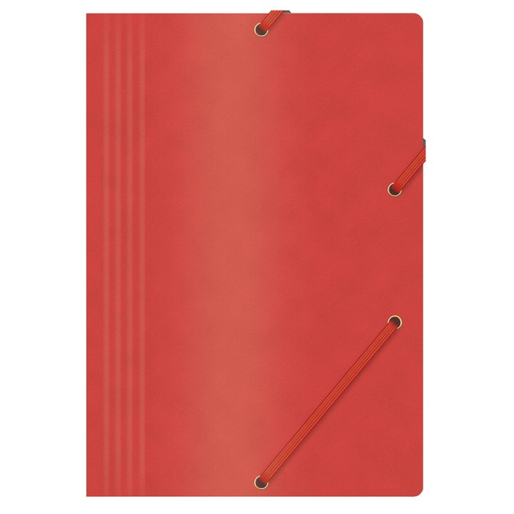 TECZKA Z GUMKĄ A4 OFFICE PRODUCTS CZERWONA PRESZPAN 390GSM