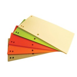 PRZEKŁADKI 1/3 A4 OFFICE PRODUCTS MIX KOLORÓW KARTON 100SZT