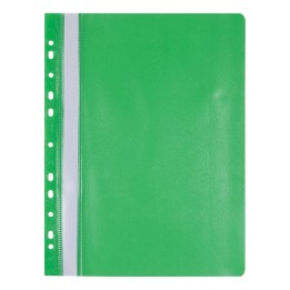 SKOROSZYT Z PERFORACJĄ A4 OFFICE PRODUCTS MIĘKKI ZIELONY PP 100/170MIKR
