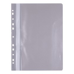 SKOROSZYT Z PERFORACJĄ A4 OFFICE PRODUCTS MIĘKKI SZARY PP 100/170MIKR