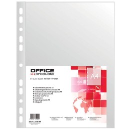 KOSZULKI GROSZKOWE A4 OFFICE PRODUCTS PP 45MIC 100SZT
