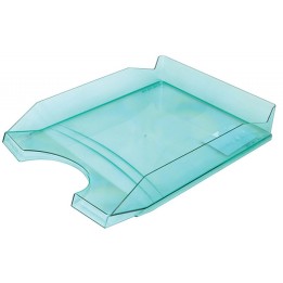 SZUFLADA A4 OFFICE PRODUCTS TRANSPARENTNA ZIELONA POLISTYREN/PP