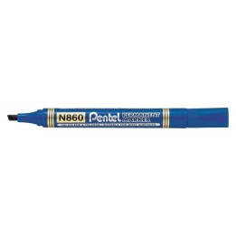 MARKER PERMANENTNY PENTEL N860-C NIEBIESKI ŚCIĘTA
