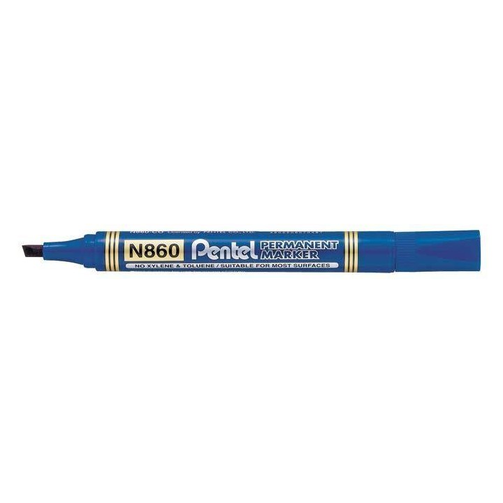 MARKER PERMANENTNY PENTEL N860-C NIEBIESKI ŚCIĘTA