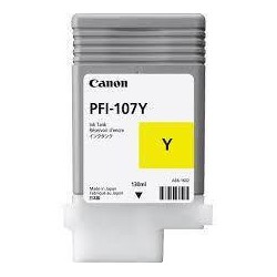 TUSZ ORYGINALNY CANON PFI107Y 6708B001 YELLOW 130 ML