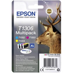 TUSZ ORYGINALNY EPSON T1306 C13T13064012 CMY 3*10,1 ML