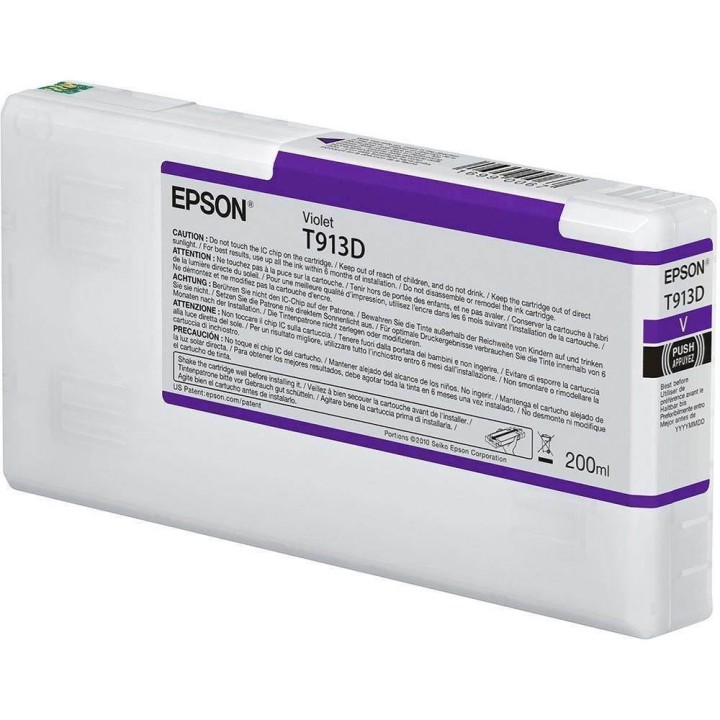 TUSZ ORYGINALNY EPSON T913D00 C13T913D00 VIOLET 200 ML