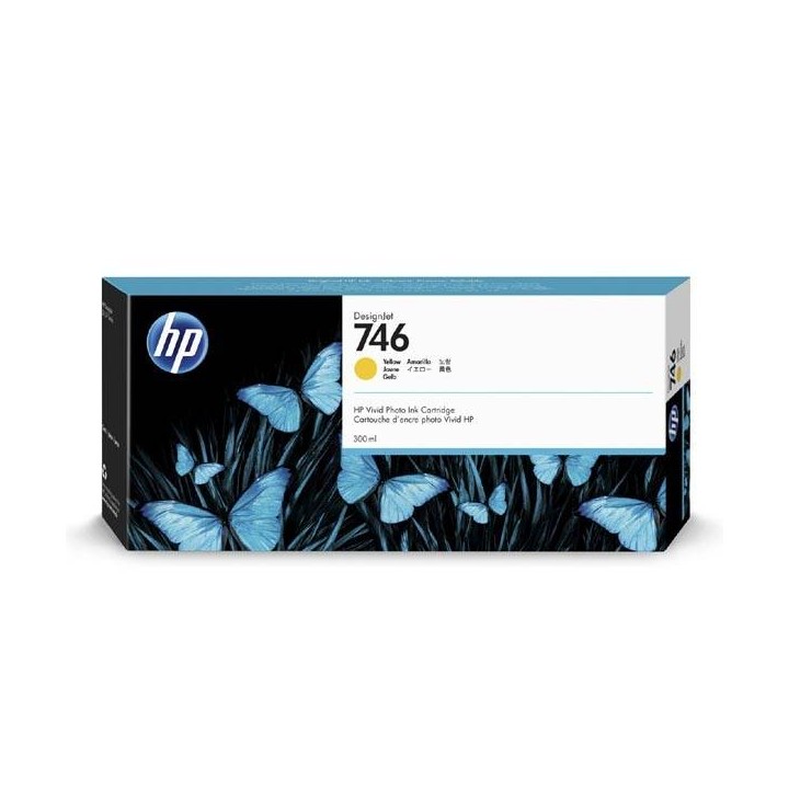 HP ORYGINALNY INK / TUSZ P2V79A, HP 746, YELLOW, 300ML, HP HP DESIGNJET Z6, Z9+