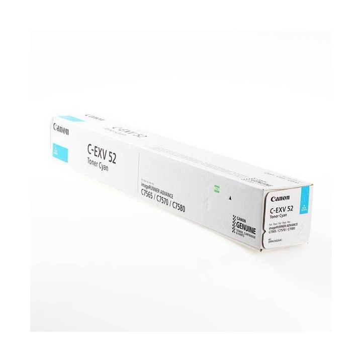 CANON ORYGINALNY TONER CEXV52, CYAN, 66500S, 0999C002, CANON IRC7565I, IRC7570I, IRC7580I, O