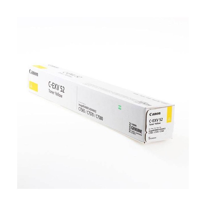 CANON ORYGINALNY TONER CEXV52, YELLOW, 66500S, 1001C002, CANON IRC7565I, IRC7570I, IRC7580I, O
