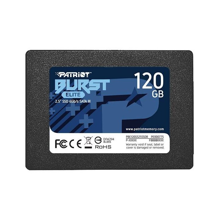 PATRIOT SSD 120GB BURST ELITE 450/320MB/S SATA III 2.5