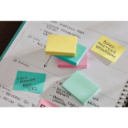 KARTECZKI SAMOPRZYLEPNE OASIS, 76X76MM 3M POST-IT® SUPER STICKY 5X90 KART